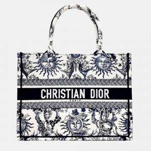 Pre Owned Dior Multicolor Fabric Book Tote Bag