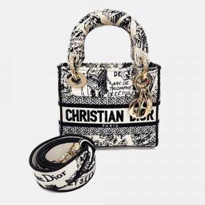 مملوكة مسبقًا Dior Multicolor Fabric D-Lite Lady Bag Mini