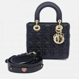 مملوكة مسبقًا Dior Black Leather Lady Bag Small