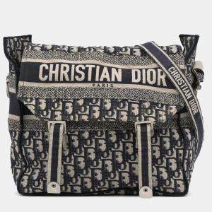 مملوكة مسبقًا Dior Blue Oblique Diorcamp