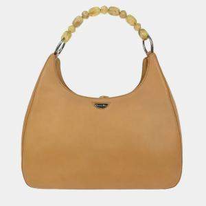 مملوكة مسبقًا حقيبة ديور كريستيان ديور ماليس جلد بني