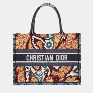 مملوكة مسبقًا Dior Book Tote Medium Multicolor Canvas Tote Bag