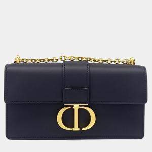 Pre Owned حقيبة ديور 30 مونتين إيست ويست جلد أسود