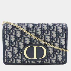 مملوكة مسبقًا Dior Blue Oblique 30 Montaigne 2 in 1 Pouch