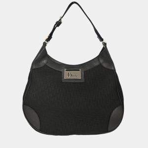 مملوكة مسبقًا Christian Dior Black Canvas Trotter Handbag