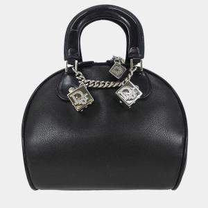 Pre Owned Christian Dior Black Gambler Dice Handbag