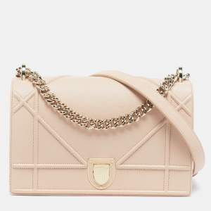 مملوكة مسبقًا Dior Diorama Medium Blush Pink Leather Shoulder Bag