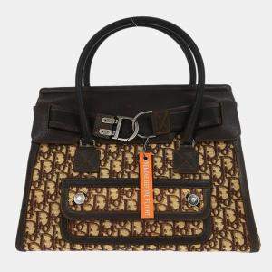 Pre Owned Christian Dior Trotter Flight Travel Bag Handbag