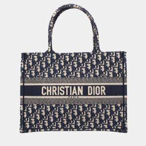 Pre Owned Dior Oblique Medium Book Tote Bag