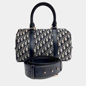 مملوكة مسبقًا Dior Multicolor Fabric Oblique Boston Bag
