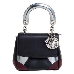Dior Multicolor Leather Micro Be Dior Flap Bag