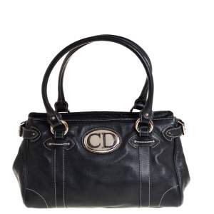 Dior Black Leather Satchel