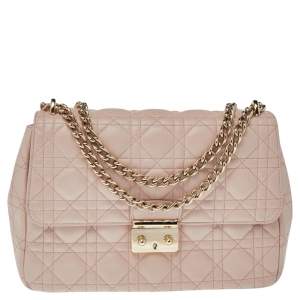Dior Pink Quilted Leather Medium Miss Dior Shoulder Bag