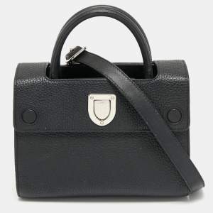 مملوكة مسبقًا Dior Black Leather Diorever Tote