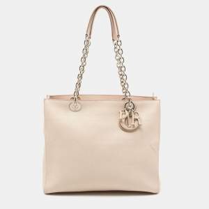 Dior Light Pink Cannage Leather UltraDior Tote