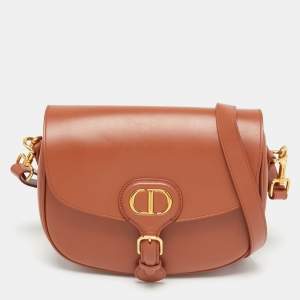 Dior Tan Leather Medium Bobby Shoulder Bag