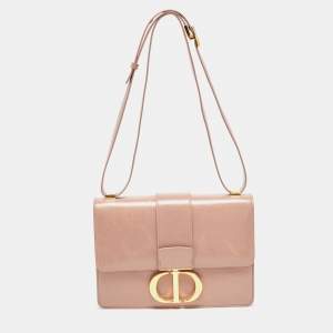 Dior Beige Leather 30 Montaigne Shoulder Bag