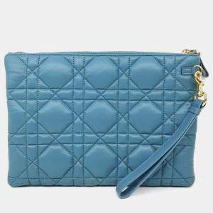 Pre Owned Christian Dior Caro Clutch Large