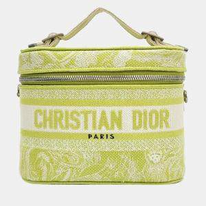Christian Dior Multicolor Canvas Toile Logo Vanity Case