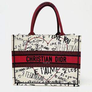 Christian Dior Multicolor Canvas Medium Book Tote Bag