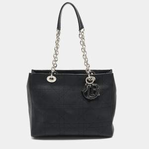 Dior Black Cannage Leather Medium Ultradior Tote