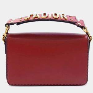 Dior Red Leather J'adior Shoulder Bag
