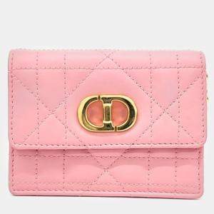 Christian Dior Pink Quilted Leather Miss Caro Shoulder Bag