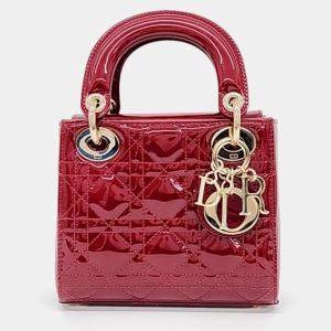 Christian Dior Patent Lady Bag Mini