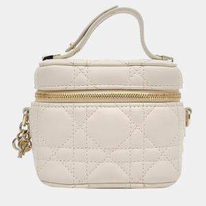 Christian Dior Cannage Micro Vanity Handbag