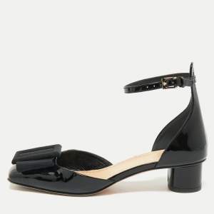 Dior Black Patent Leather Idylle Pumps Size 34.5