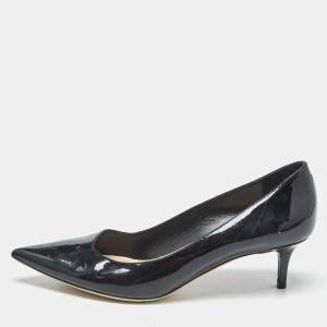 Dior Black Patent Leather Pointed Toe Pumps Size 39.5