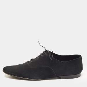 Dior Black Suede Lace Up Oxfords Size 41