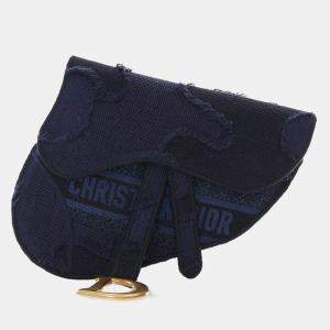 Canvas Embroidered Camouflage Saddle Belt Bag