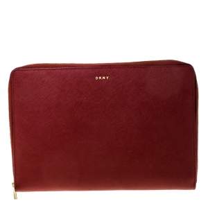DKNY Red Leather iPad Case