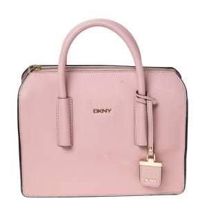 Pre Owned Dkny Pink Leather Sacthel 
