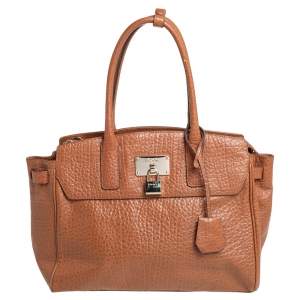 DKNY Brown Leather Satchel