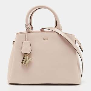 Pre Owned DKNY Pink Leather Paige Dome Satchel