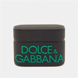 مملوكة مسبقًا Dolce & Gabbana Logo Black/Green Rubber AirPods Pro Case