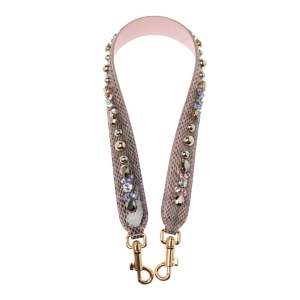 Dolce & Gabbana Multicolor Python Embellished Shoulder Bag Strap