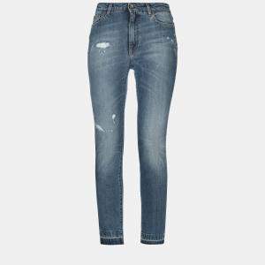 Pre Owned Dolce & Gabbana Cotton Jeans 46