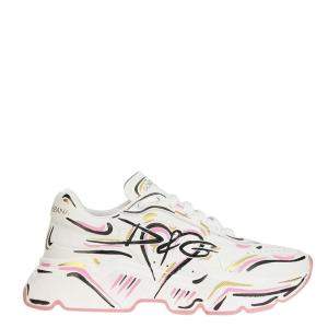 Pre Owned حذاء رياضي دولتشي أند غابانا دايماستر طلاء يد متعدد الألوان مقاس EU 37