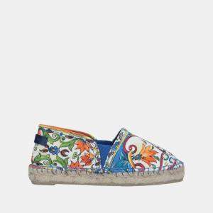 Dolce & Gabbana Multicolor Canvas Espadrilles 33