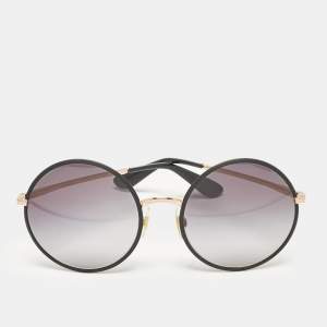 Dolce & Gabbana Black/Grey Gradient DG2155 Round Sunglasses