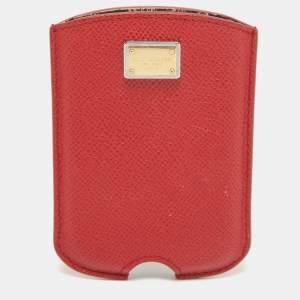 Dolce & Gabbana Red Leather Blackberry Cover