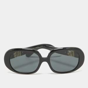 Pre Owned Dolce & Gabbana Black DG4476 Oversized Sunglasses