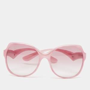 Dolce & Gabbana Pink Gradient DG6154 Oversized Sunglasses