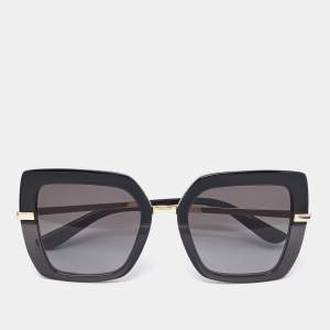 Dolce & Gabbana Black Gradient DG 4373 Butterfly Sunglasses
