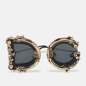 Dolce & Gabbana Gold/BlackDG4366 DG Baroque Sunglasses