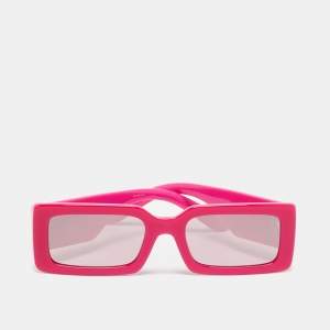 Pre Owned Dolce & Gabbana Pink DG4416 Logo Rectangle Sunglasses