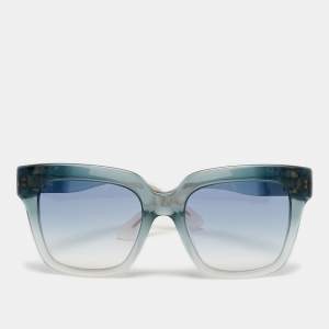 Pre Owned Dolce & Gabbana Blue/Pink Gradient DG4286 F Square Sunglasses